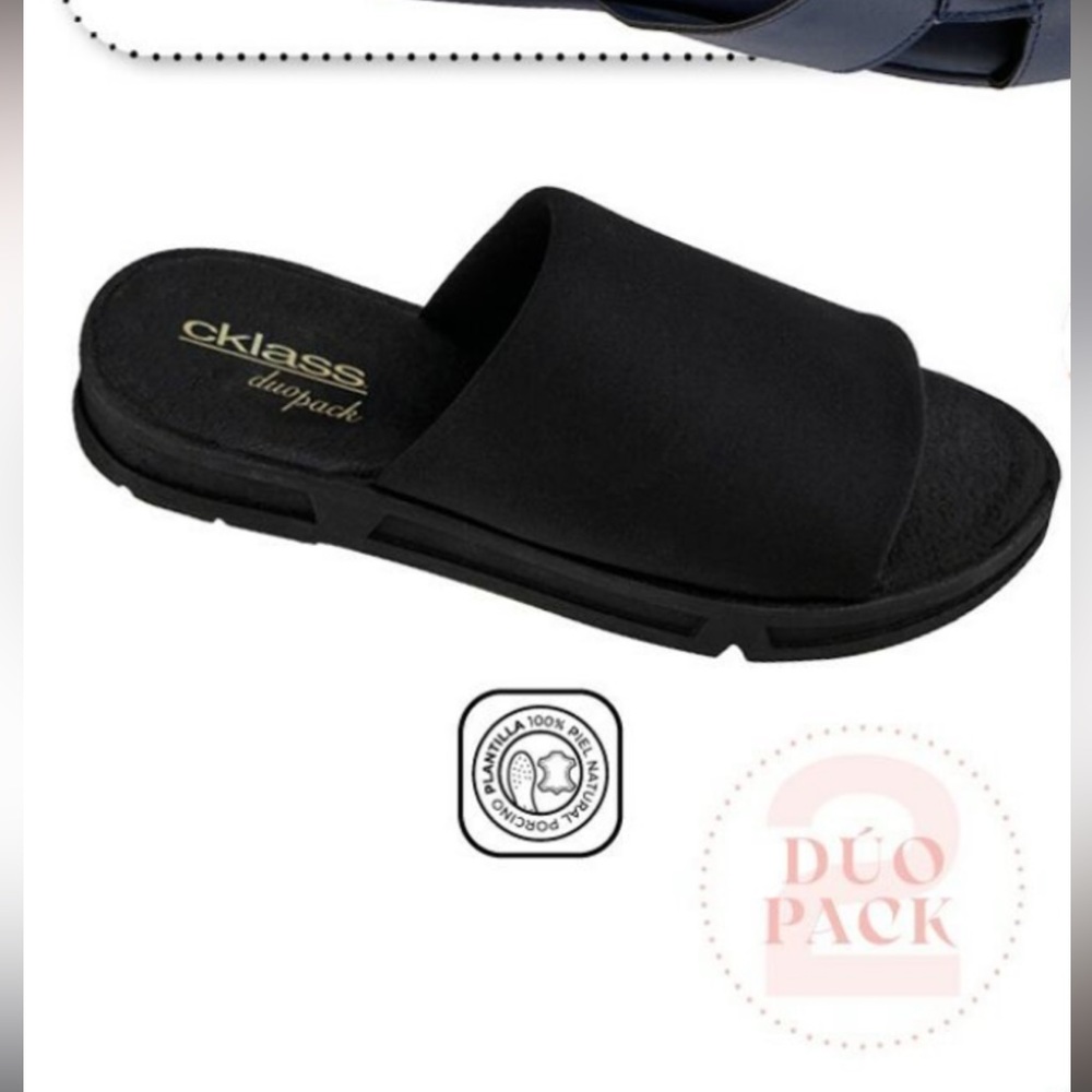 Black sandals size 9. Made in Mexico with great quality. NWT